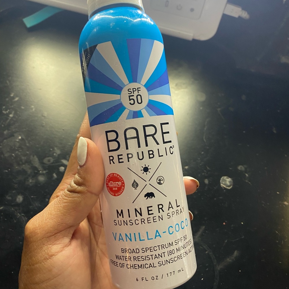Bare republic vanilla coco sunscreen spray